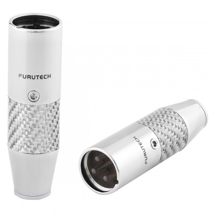 FURUTECH CF-601M NCF Male XLR Connector Rhodium Plated Copper NCF Alpha Process Ø10mm