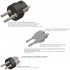 FURUTECH CF-601M NCF Male XLR Connector Rhodium Plated Copper NCF Alpha Process Ø10mm