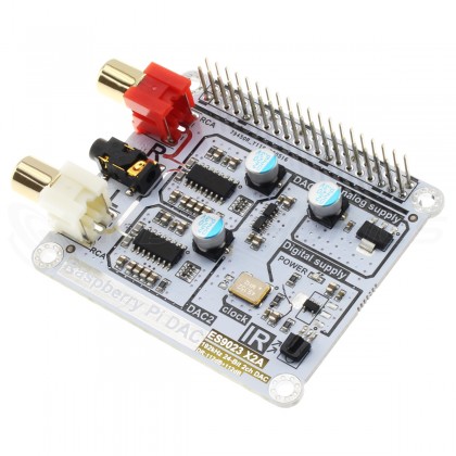 Module DAC pour Raspberry Pi 2x ES9023 24bit 192kHz