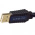 PANGEA USB-PC Câble USB-A Male/USB-B Male 2.0 Plaqué Or 24k 1.5m