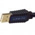 PANGEA USB-PC Câble USB-A Male/USB-B Male 2.0 Plaqué Or 24k 3.0m