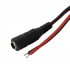 Power Cable Jack DC 5.5 / 2.1mm Female to bare wire 30cm (Pair)