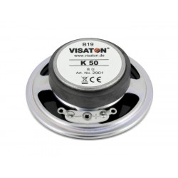 VISATON K 50 Haut-Parleur Large Bande 2W 8 Ohm 83dB 250Hz-10kHz Ø5cm