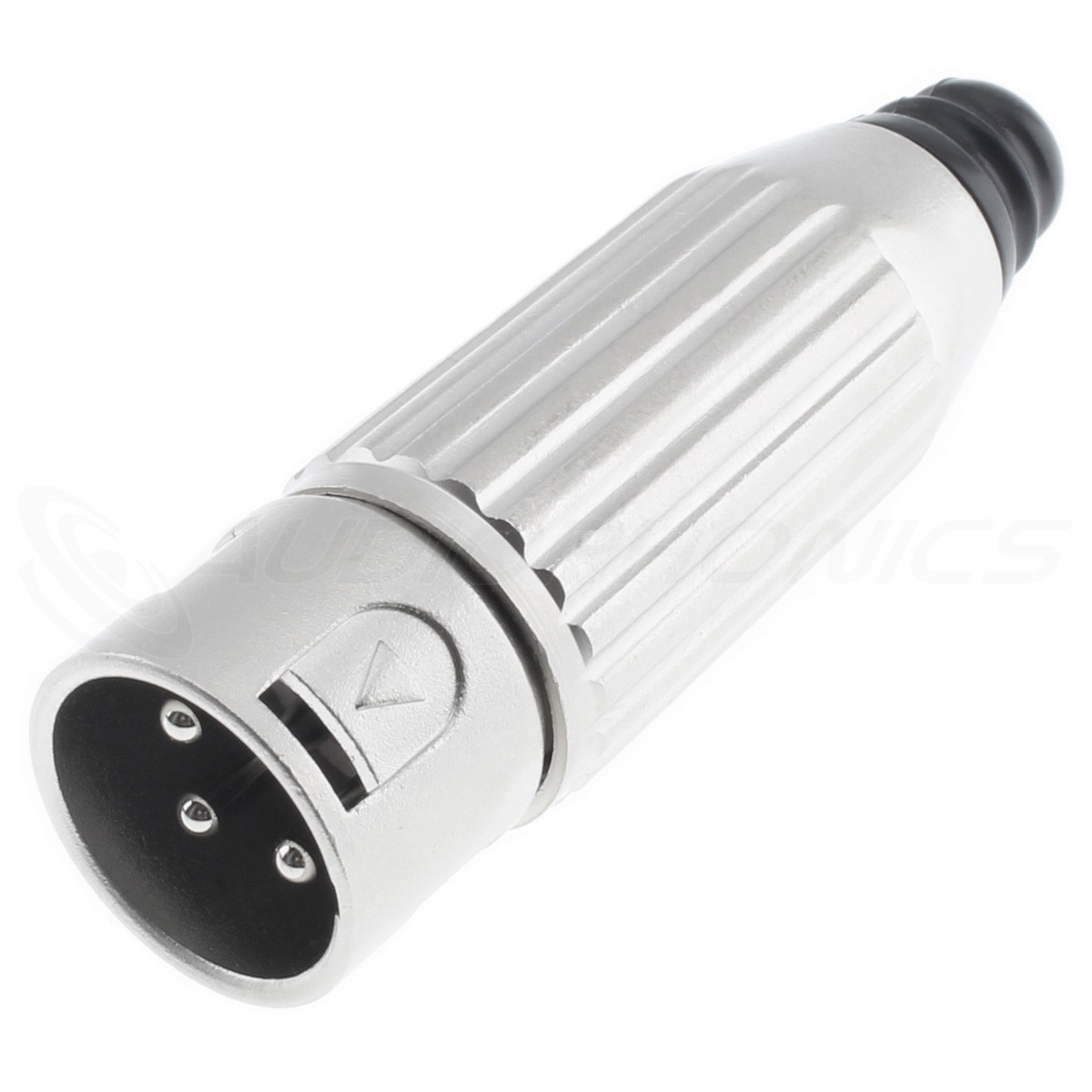 Male XLR Connector 3 Pins Ø8mm Audiophonics