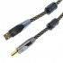 ATAUDIO L-4E6S Male USB-A to Male USB-B Cable Gold Plated OFC Copper 1m