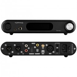 TOPPING DX7 PRO+ Balanced DAC Headphone Amplifier ES9038Pro Bluetooth 5.0 aptX HD LDAC 32bit 768kHz DSD512 Black