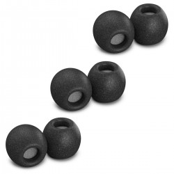 COMPLY AUDIO PRO Set of 3 Pairs of Memory Foam Eartips (M) for In-Ear Monitor