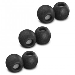 COMPLY COMFORT PLUS TSX-500 Set of 3 Pairs of Memory Foam Eartips (M) for In-Ear Monitors