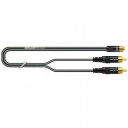 Sommercable Onyx Câble de Modulation JACK F 3.5 - 2 RCA 0.50m