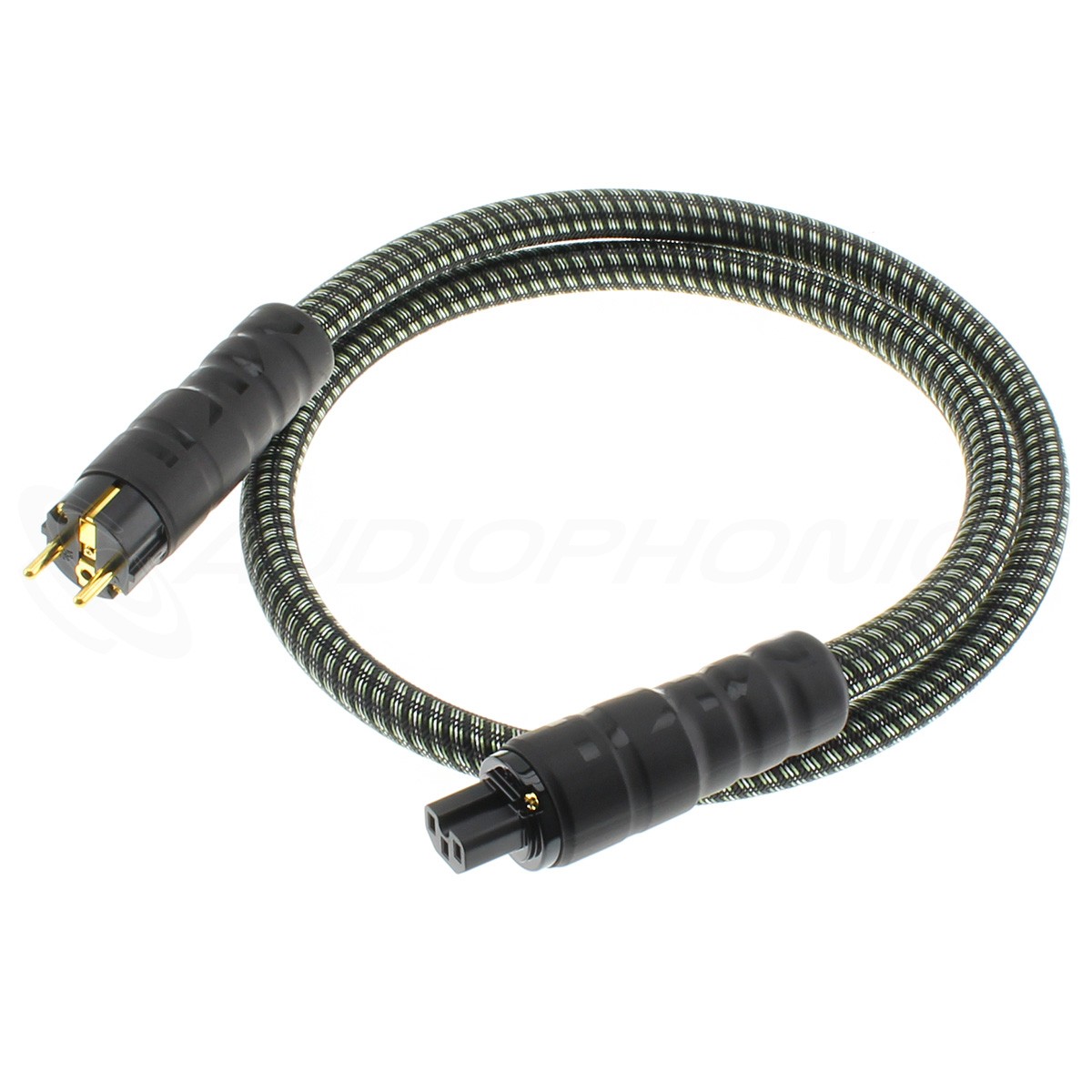 Audiophonics - Male Jack 6.35mm to Male Jack 6.35mm Mono Cable Shielded  Gold Plated 2m