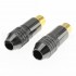 WM AUDIO CS-320 Female RCA Connectors Gold Plated Ø6mm (Pair)