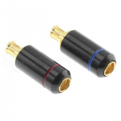 MMCX Female to A2DC Male Gold Plated Adapter (Pair)