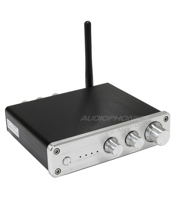 Audiophonics - FX-AUDIO XL-2.1BL Amplificateur Bluetooth 4.0 TPA3116D2 2x  50W / 4 Ohm Argent