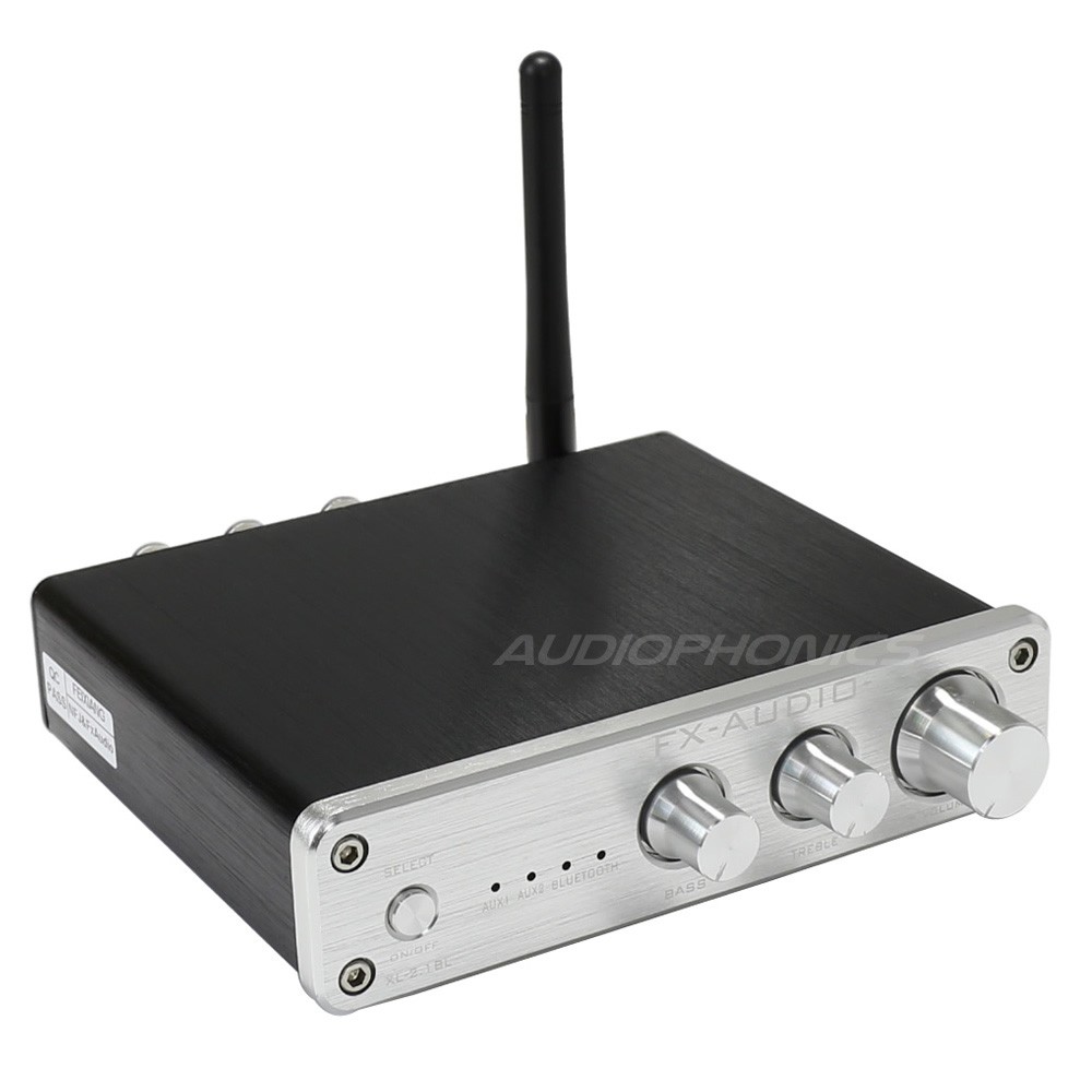 FX-AUDIO XL-2.1BL Amplificateur Bluetooth 4.0 TPA3116D2 2x 50W / 4 Ohm Argent