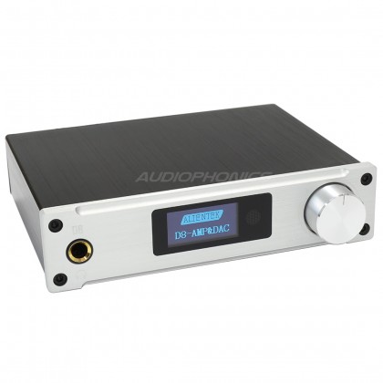 ALIENTEK D8 Full Digital Amplifier FDA XMOS Class D 2x 50W / 8Ohm Silver