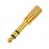 3.5mm Female to 6.35mm male Gold Plated Stereo Jack Adapter