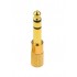 3.5mm Female to 6.35mm male Gold Plated Stereo Jack Adapter