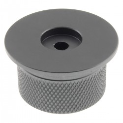 Knob Aluminium D Shaft 50mm Ø6mm Silver for DIY Case