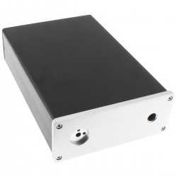 DIY aluminium preamplifier case with on/off switch 260x170x65mm Silver