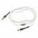 ATAUDIO SILVER Male USB-A to Male USB-B Cable Pure OCC Silver 0.75m