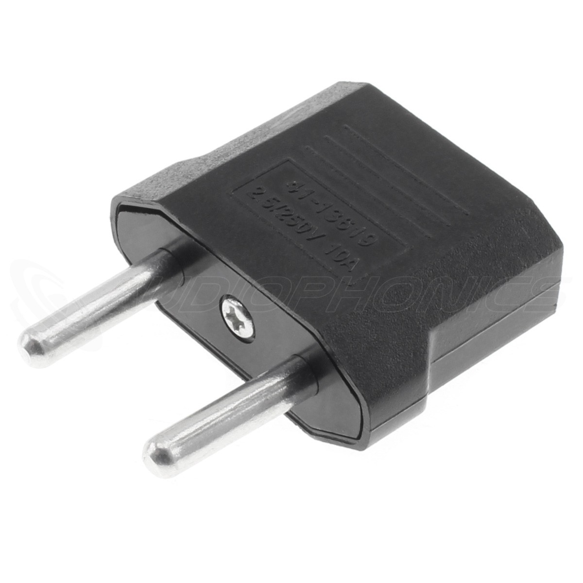 Power Plug Adapter Female US NEMA 1-15 / C Type to Male FR C Type