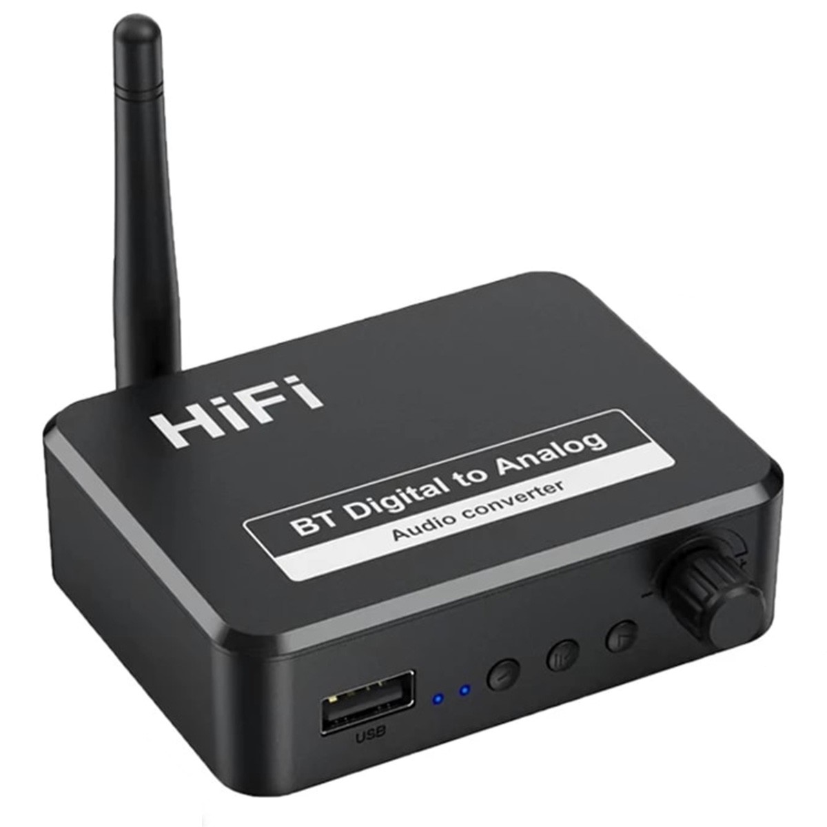 Bluetooth 5.1 Receiver DAC Optical 24bit 96kHz / USB files Player -  Audiophonics