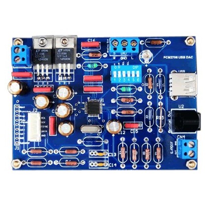 AMC DAC PCM2706 Interface digitale USB -16/48khz Coax/Opt/I2s