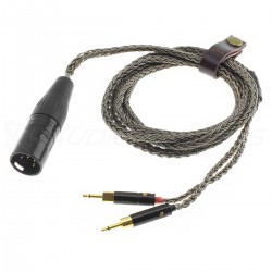 Audiophonics - NEUTRIK Female XLR to Male Mono Jack 6.35mm Cable OFC Copper  3m