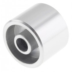 Aluminum Button 15x15mm Ø4mm Silver