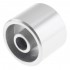 Bouton Aluminium 15x15mm Ø4mm Argent