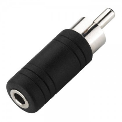 Adaptateur jack 3,5 femelle stéréo vers RCA mâle