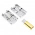 Male USB-B 2.0 Connector 24k 3µ Gold Plated Ø6.8mm Silver