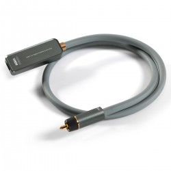 DD TC100-COA Female USB-C to Male Coaxial Adapter OCC Copper 75 Ohm 24bit 192kHz 35cm