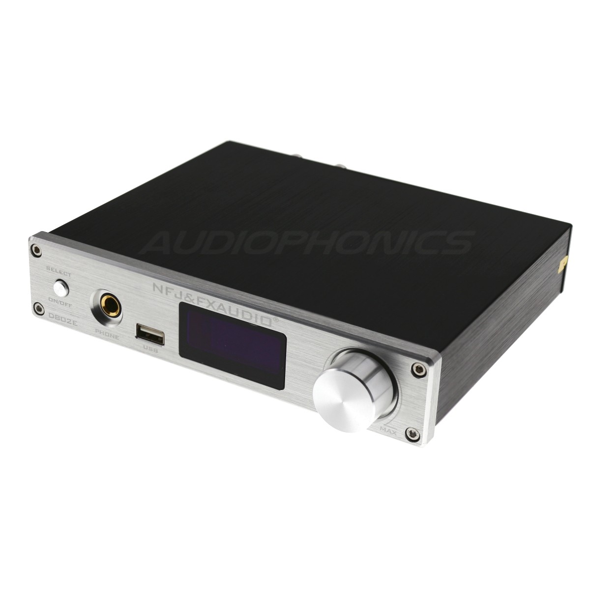 [GRADE B] FX-AUDIO D802E FDA Amplifier STA326 Streamer WiFi DLNA Bluetooth 5.0 Multiroom 2x80W / 4 Ohm Silver