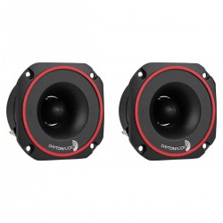 DAYTON AUDIO ST602-4 Speaker Driver Tweeter Titane 60W 4Ω 106dB 5000Hz-20kHz Ø8cm 31Hz-2500Hz Ø2.54cm (Pair)