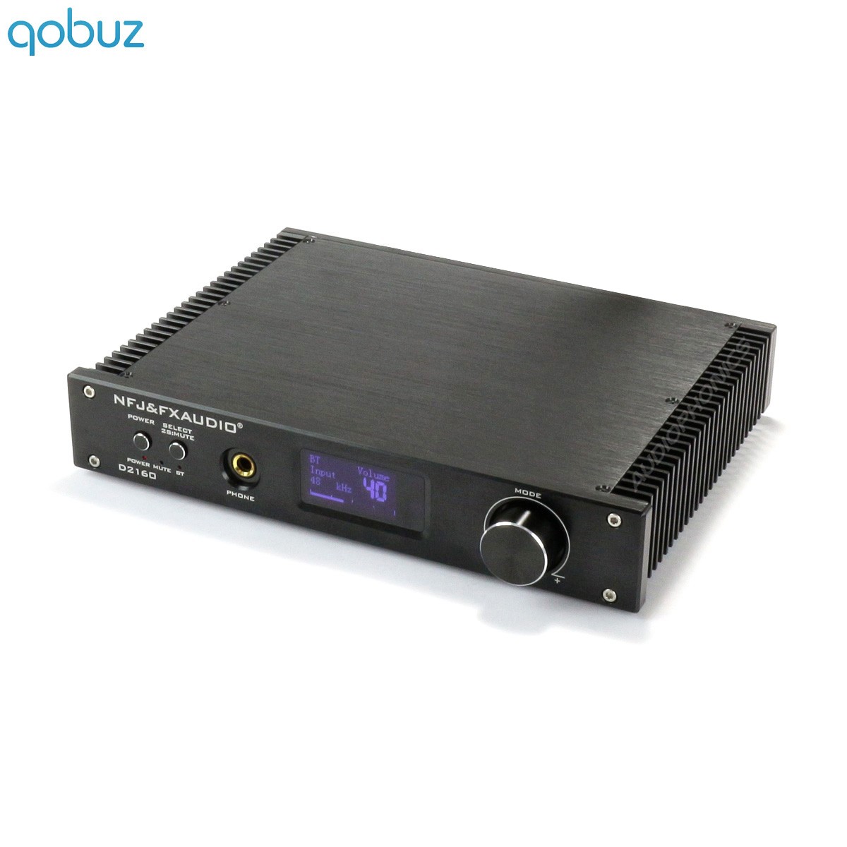 [GRADE B] FX-AUDIO D2160 MKII Amplificateur FDA Bluetooth 5.0 Class D TAS5614 2x100W 4 Ohm Noir