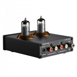 FX-AUDIO TUBE-03 MKII Stereo Tube Preamplifier 6k4 / JRC4556 Bluetooth 5.0 Black