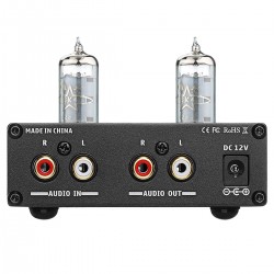 AIYIMA TUBE-A3 Stereo Tube Preamplifier 2x 6K4 NE5532 OPA Black