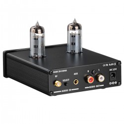 AIYIMA TUBE-A3 PRO Préamplificateur à Tubes Stéréo 2x 6K4 2x AOP NE5532 Bluetooth 5.0 Noir