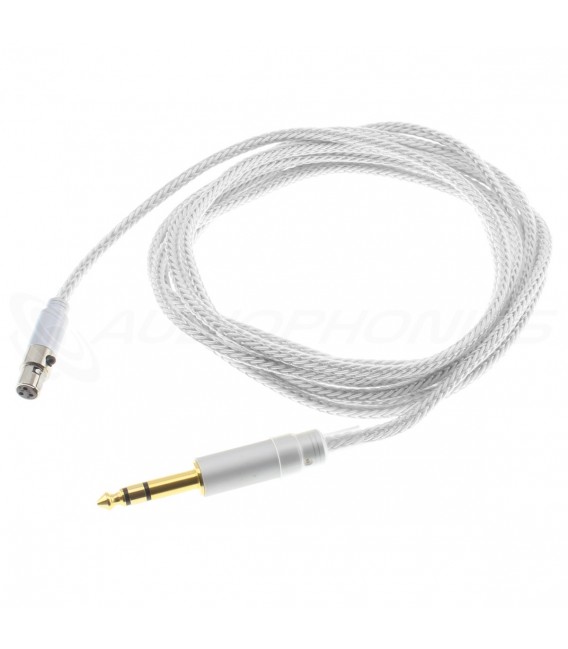 1877PHONO CALI WHITE 6.35MINI XLR Headphone Cable Jack 6.35mm / Mini