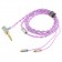 IBASSO CB16 Câble pour Casque Symétrique Jack 4.4mm TRRRS vers MMCX Cuivre / Argent 1.2m