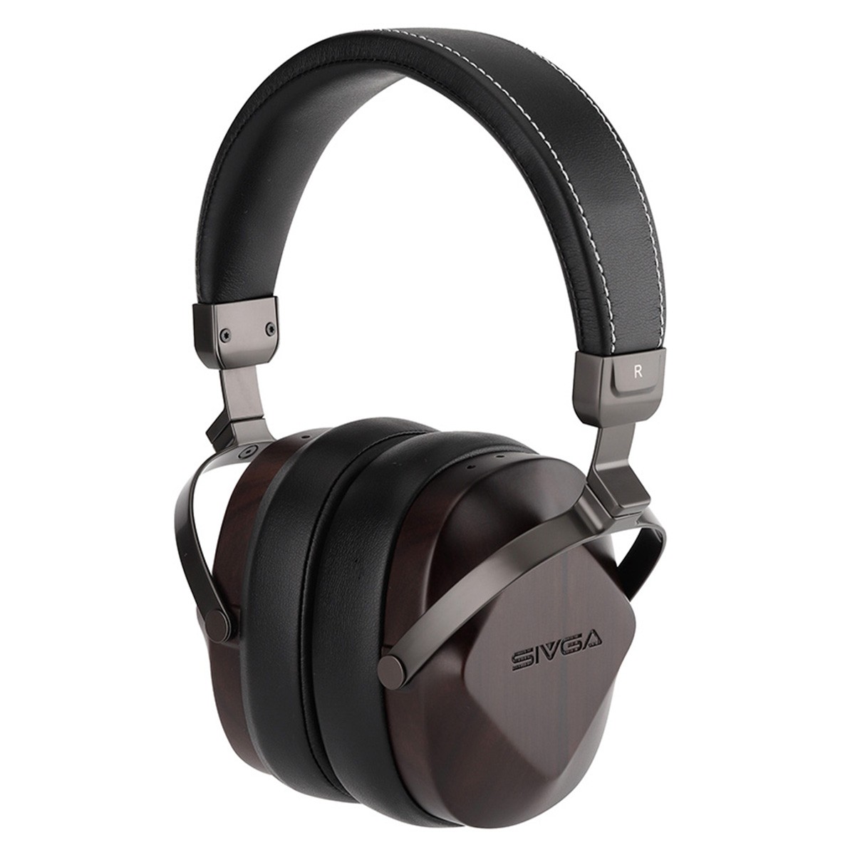 SIVGA ORIOLE Casque Audio Dynamique Fermé Circumaural 32Ω 108dB 20Hz-20kHz Zebrano