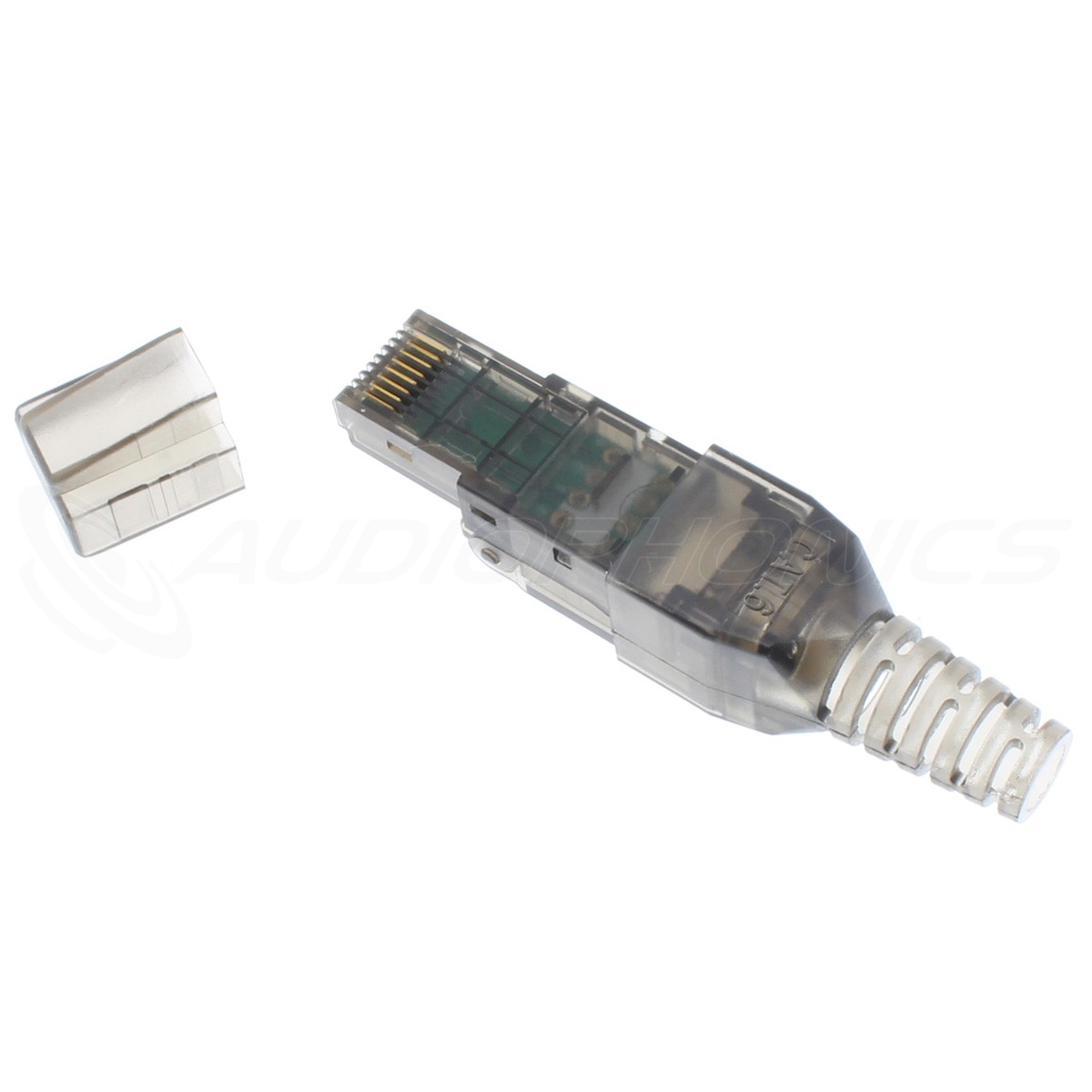 RJ45 Ethernet Connector Cat6 UTP Easy Mounting Ø9mm Audiophonics