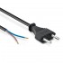 Câble Secteur IEC C7 2 Pôles vers Fils Nus 2x0.75mm² 1.5m
