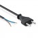 Standard power cord IEC C7 2 pole to bare ware 2x0.75mm² 1.5m