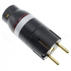 ATAUDIO BLACK-AT Power Connector Schuko Gold Plated Ø19mm