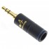 ATAUDIO AT-X10 Jack 3.5mm TRS Connector Gold Plated Ø6mm Blue