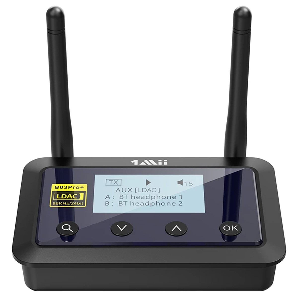 1MII LAVAUDIO B03PRO+ Receiver Transmitter Bluetooth 5.0 aptX HD LDAC CSR8675 DAC ES9018Q2C