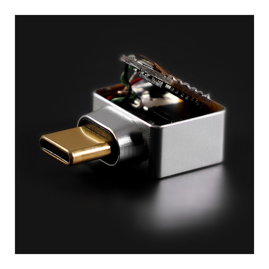 DD TC35B 2021 Male USB-C to Female Jack 3.5mm DAC Adapter CTIA 32bit 384kHz  - Audiophonics