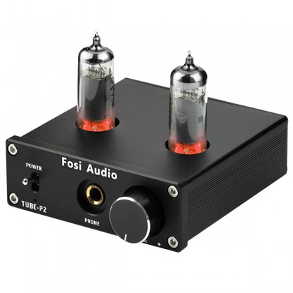 FOSI AUDIO TUBE-P2 Tube Headphobe Amplifier 2x 6K4